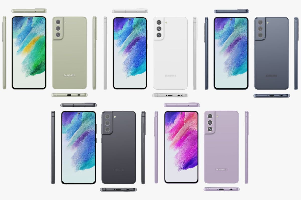 Samsung Galaxy S21 FE render mới